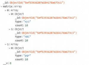 Cara membuat array array skema objek di Mongoose.js 