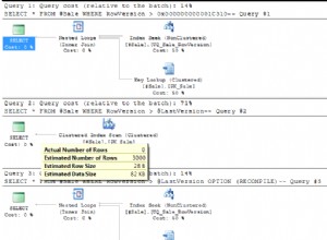 Stessa query - diversi piani di esecuzione 